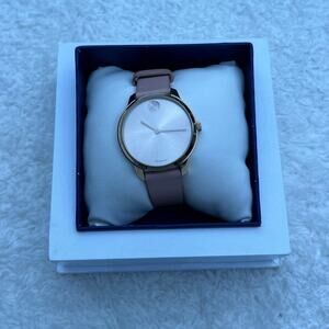 Movado BOLD Light Pink/Gold Colored Watch